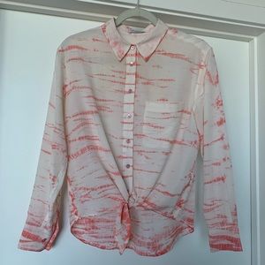 Equipment tie dye blouse
